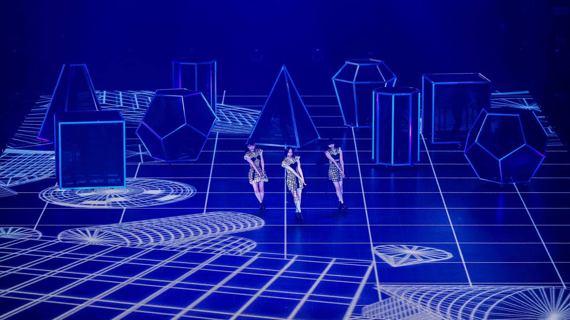 Backdrop for Perfume LIVE 2021 [polygon wave]