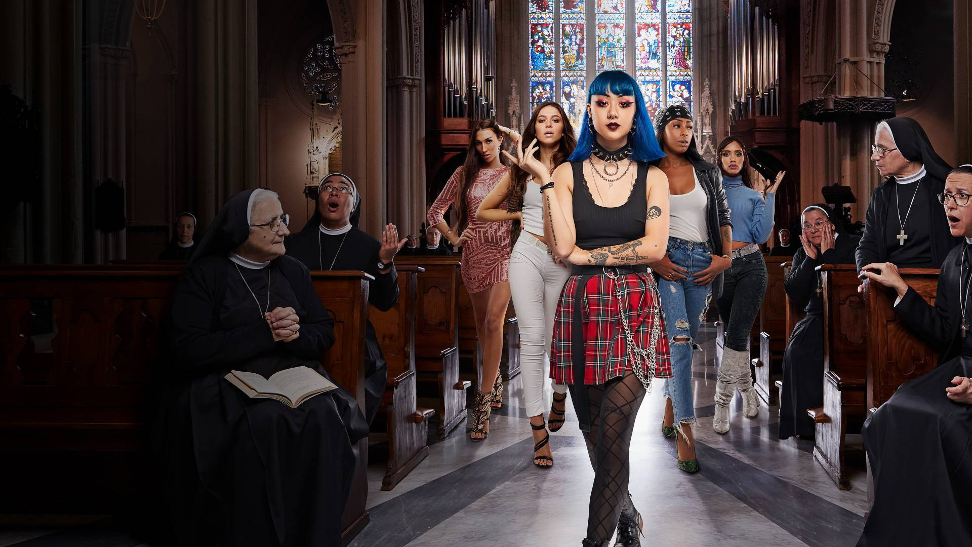 Backdrop for Ti spedisco in convento Italia