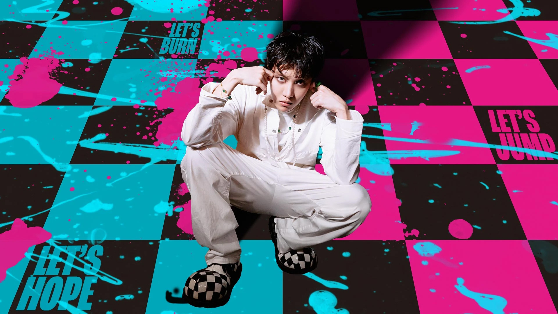 Backdrop for j-hope IN THE BOX