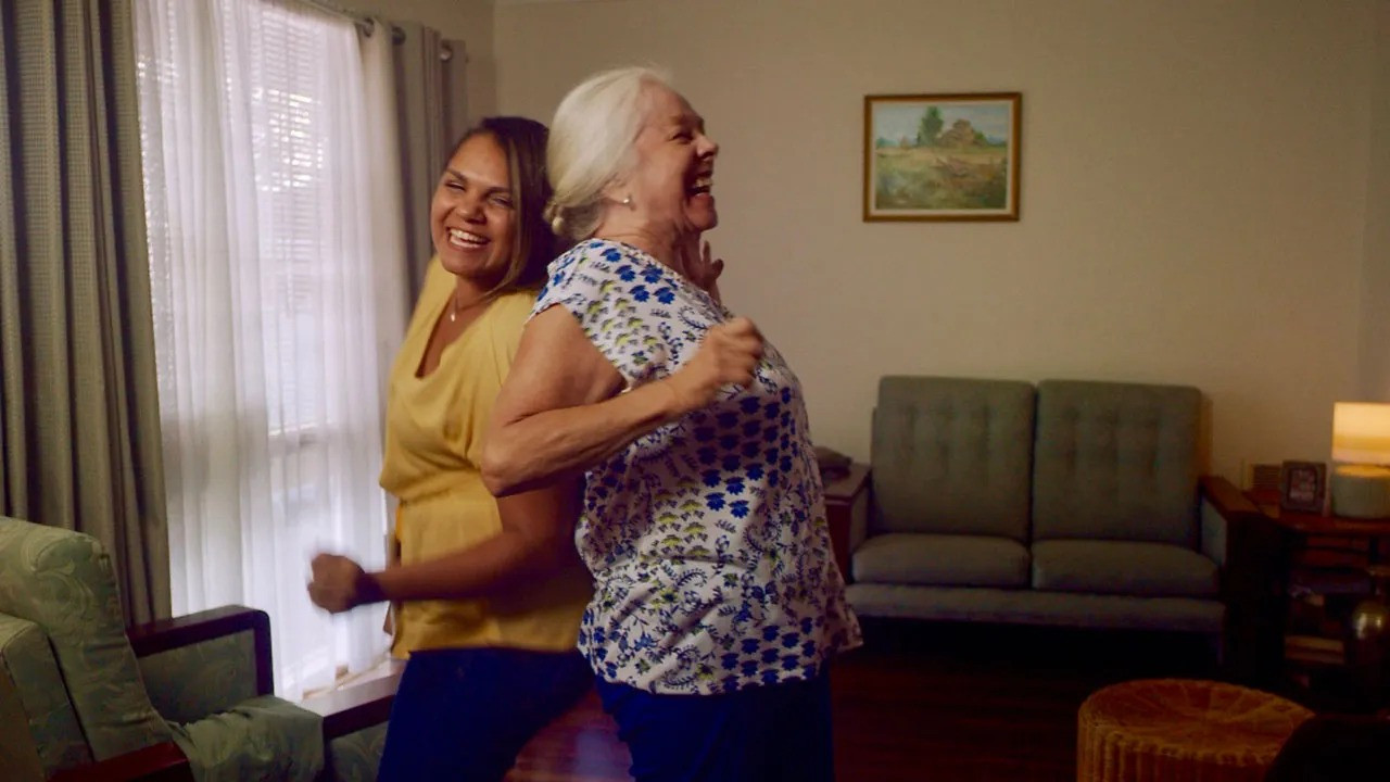 Backdrop for Molly and Cara