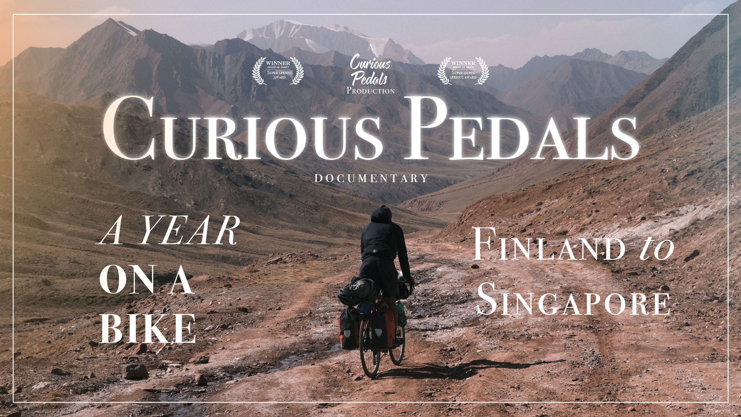 Backdrop for Curious Pedals - Cycling from Finland to Singapore