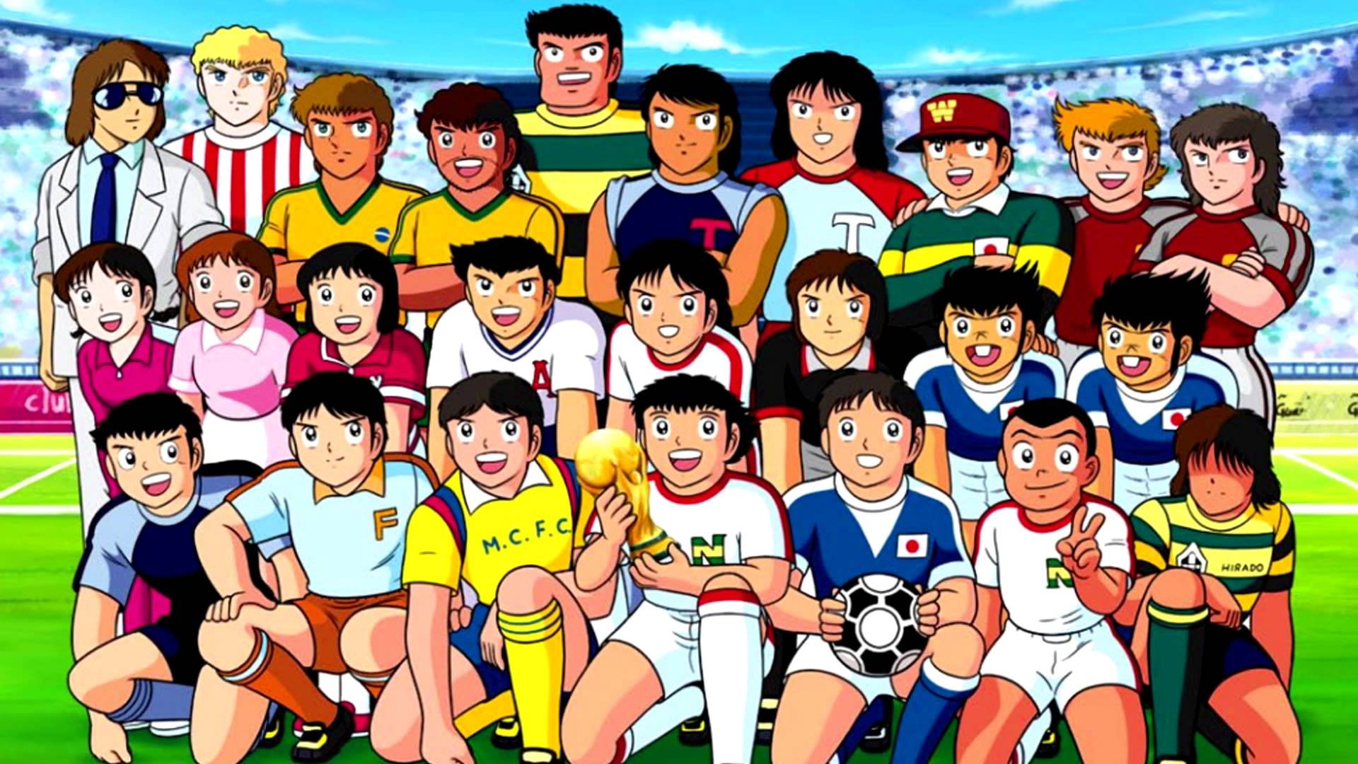 Backdrop for Shin Captain Tsubasa