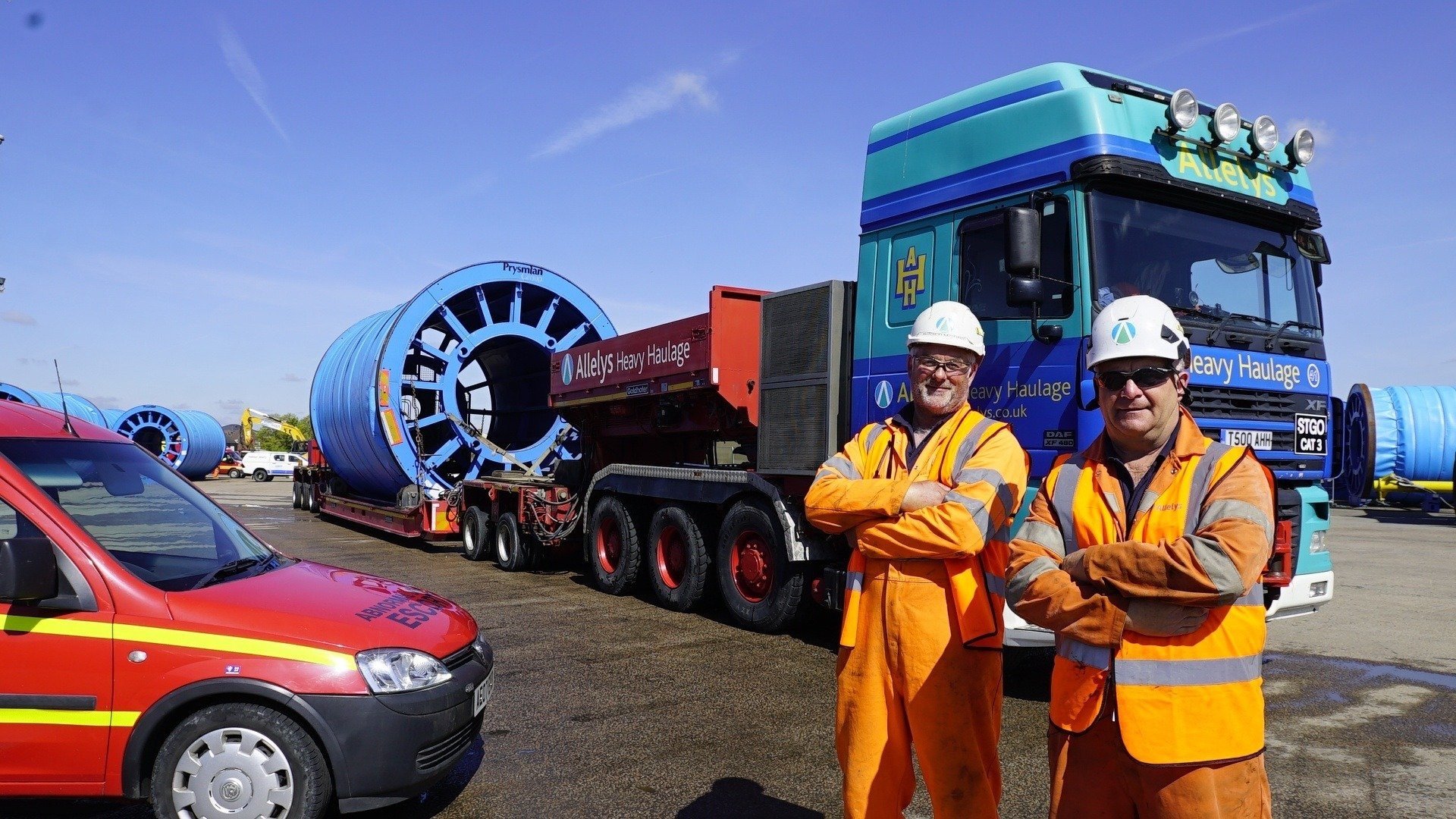 Backdrop for Trucking Heavy