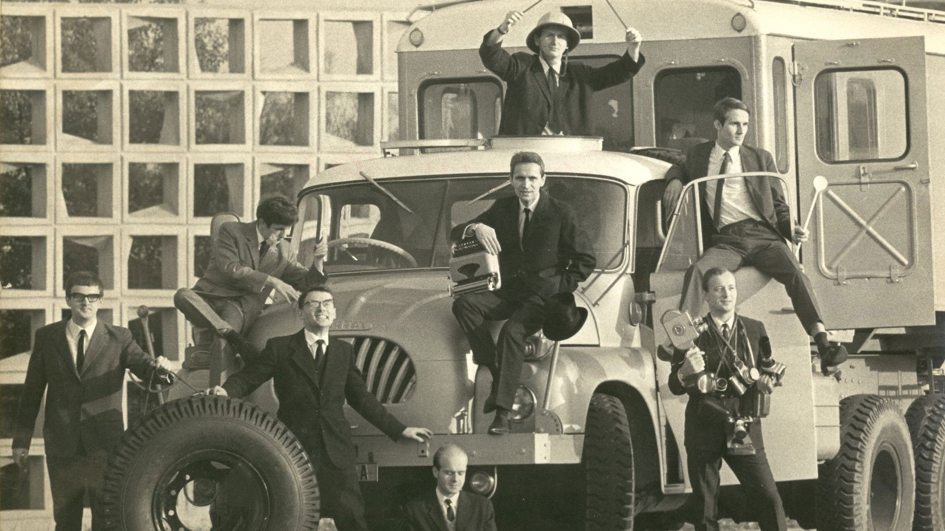 Backdrop for Expedice Lambarene