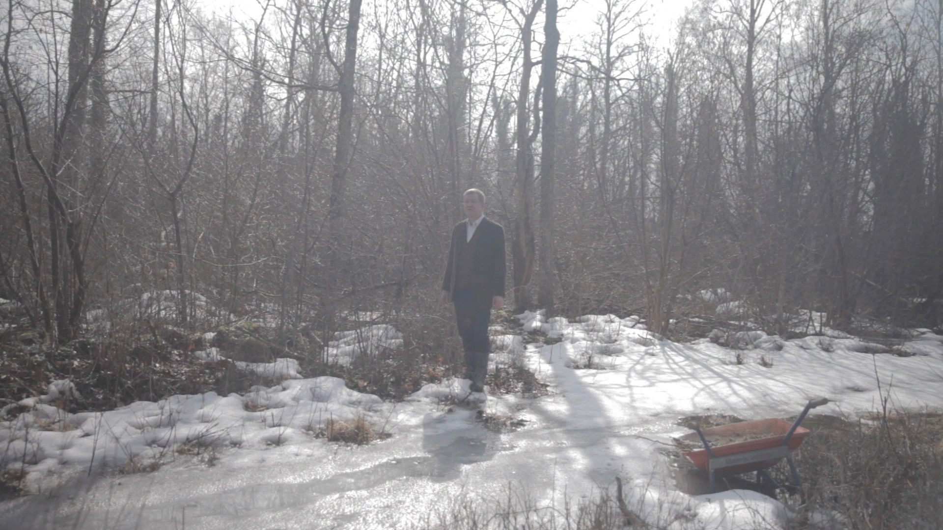 Backdrop for Reconstruction of a Rented Cabin