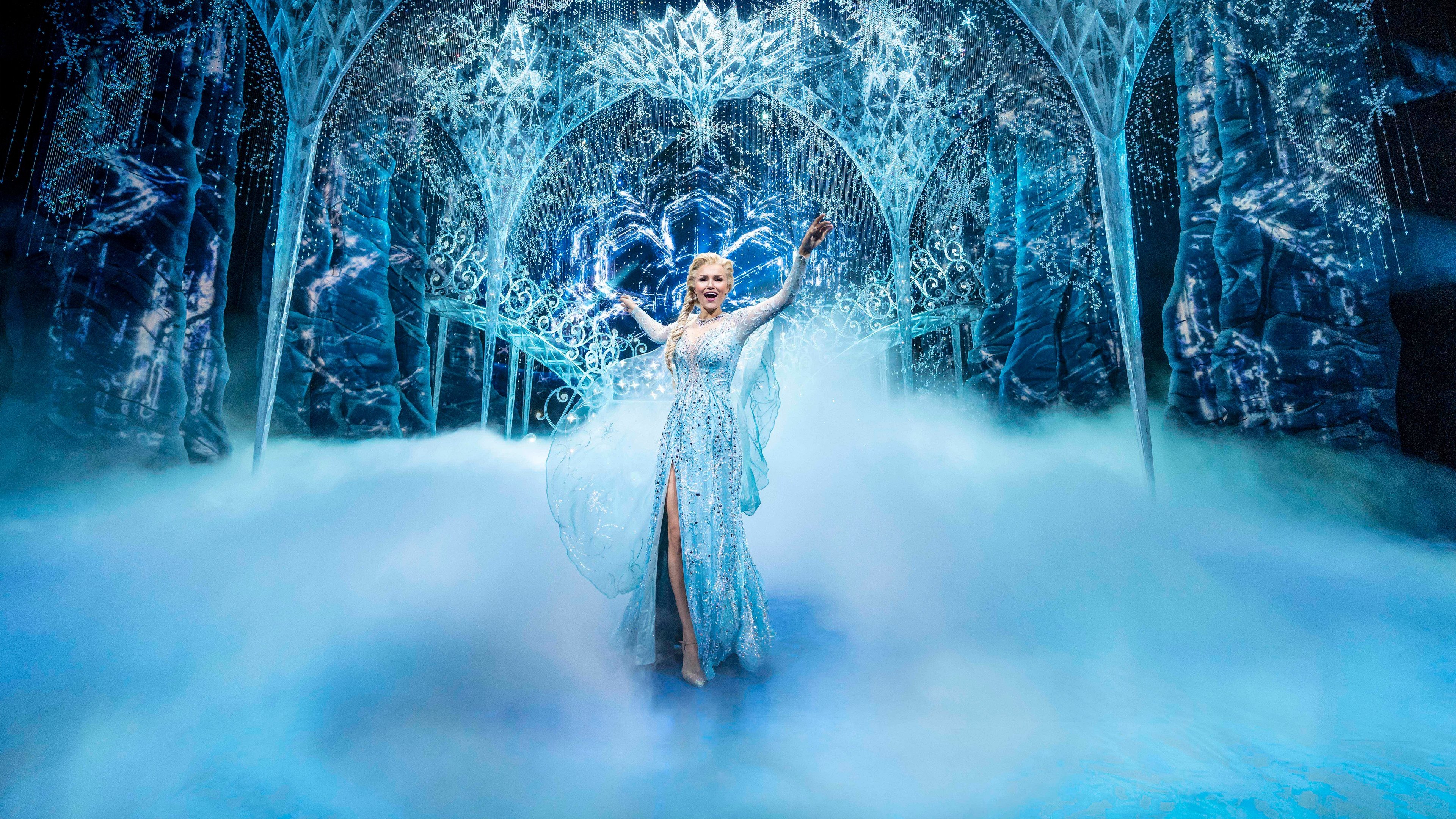 Backdrop for Frozen: The Hit Broadway Musical