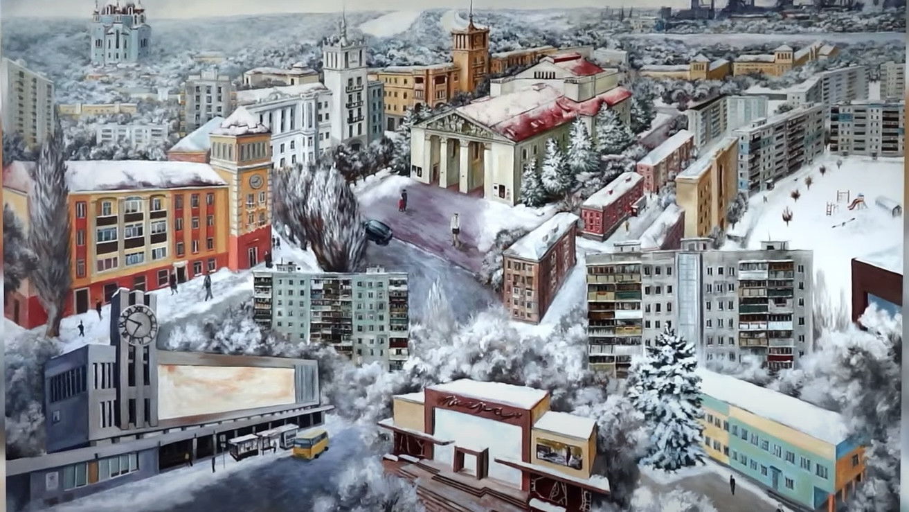 Backdrop for Mariupol. Unlost Hope