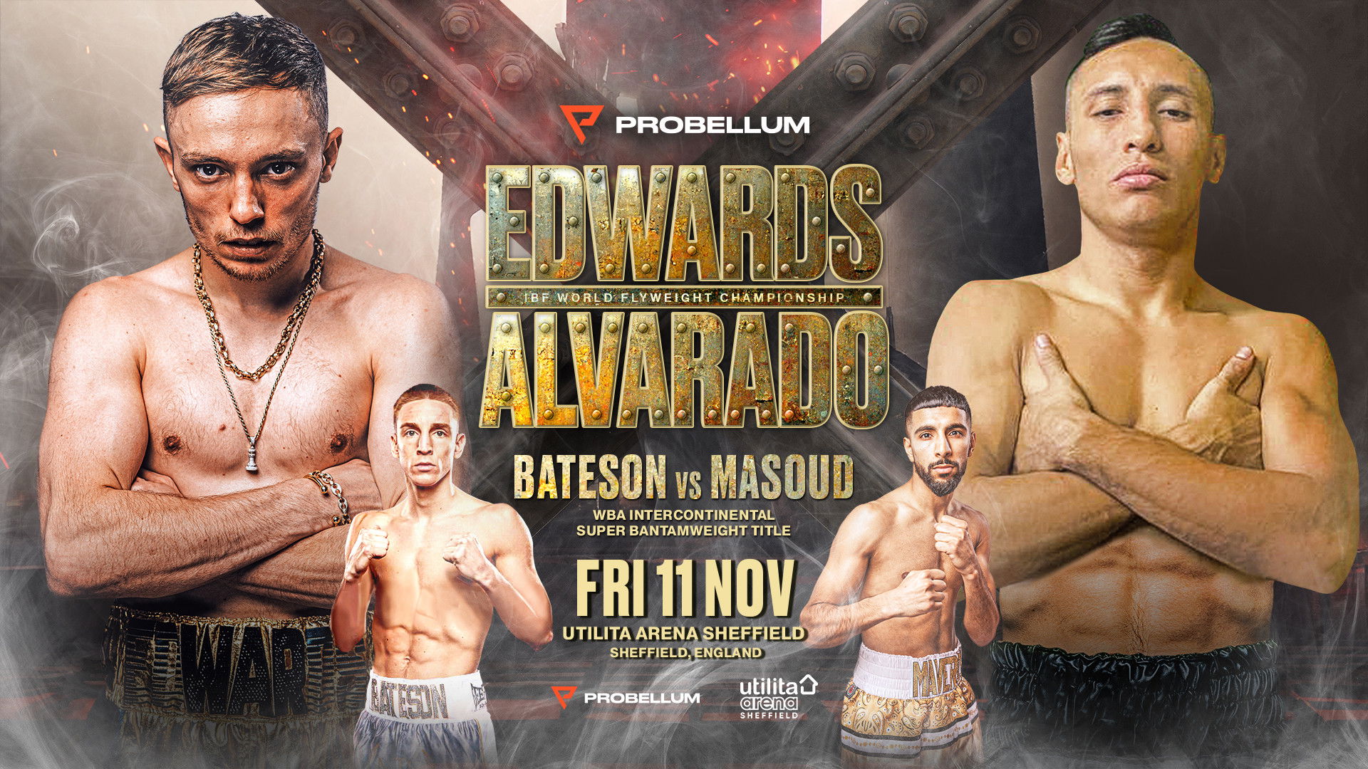 Backdrop for Sunny Edwards vs. Felix Alvarado