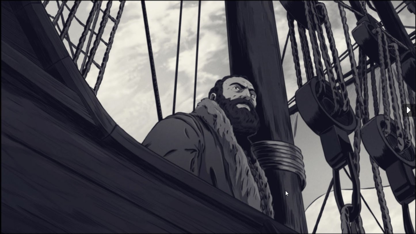 Backdrop for Magellan's Extraordinary Odyssey