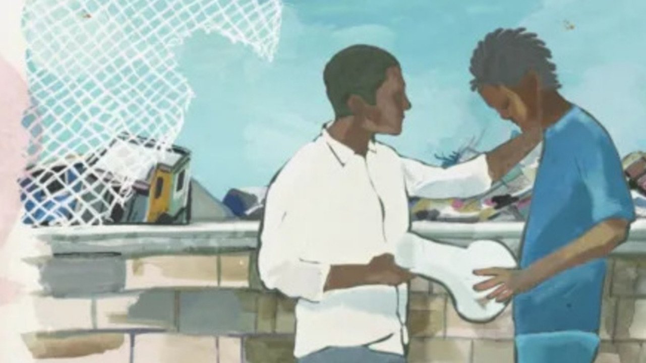 Backdrop for Portraits of Voyages Haiti: Earthquake