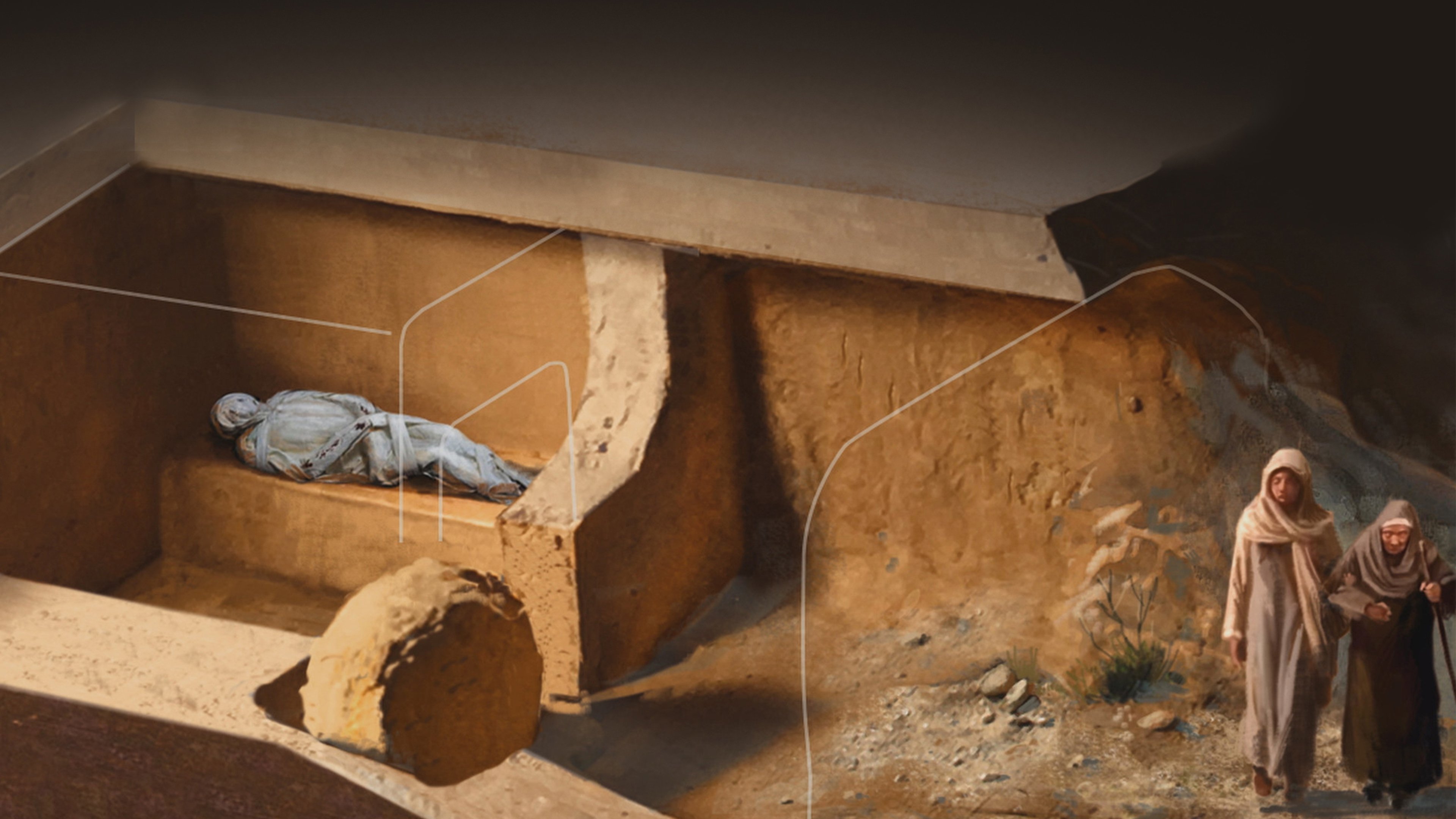 Backdrop for Secrets of Christ's Tomb