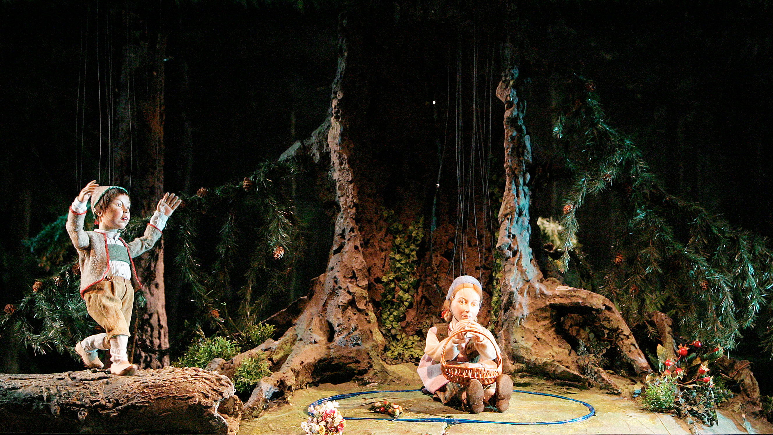 Backdrop for Salzburger Marionettentheater: Hänsel & Gretel