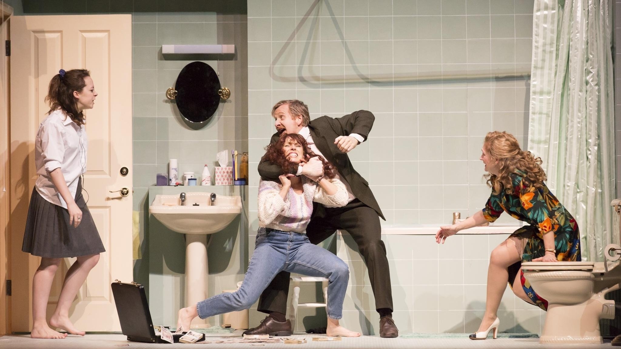 Backdrop for National Theatre Live : A Small Family Business