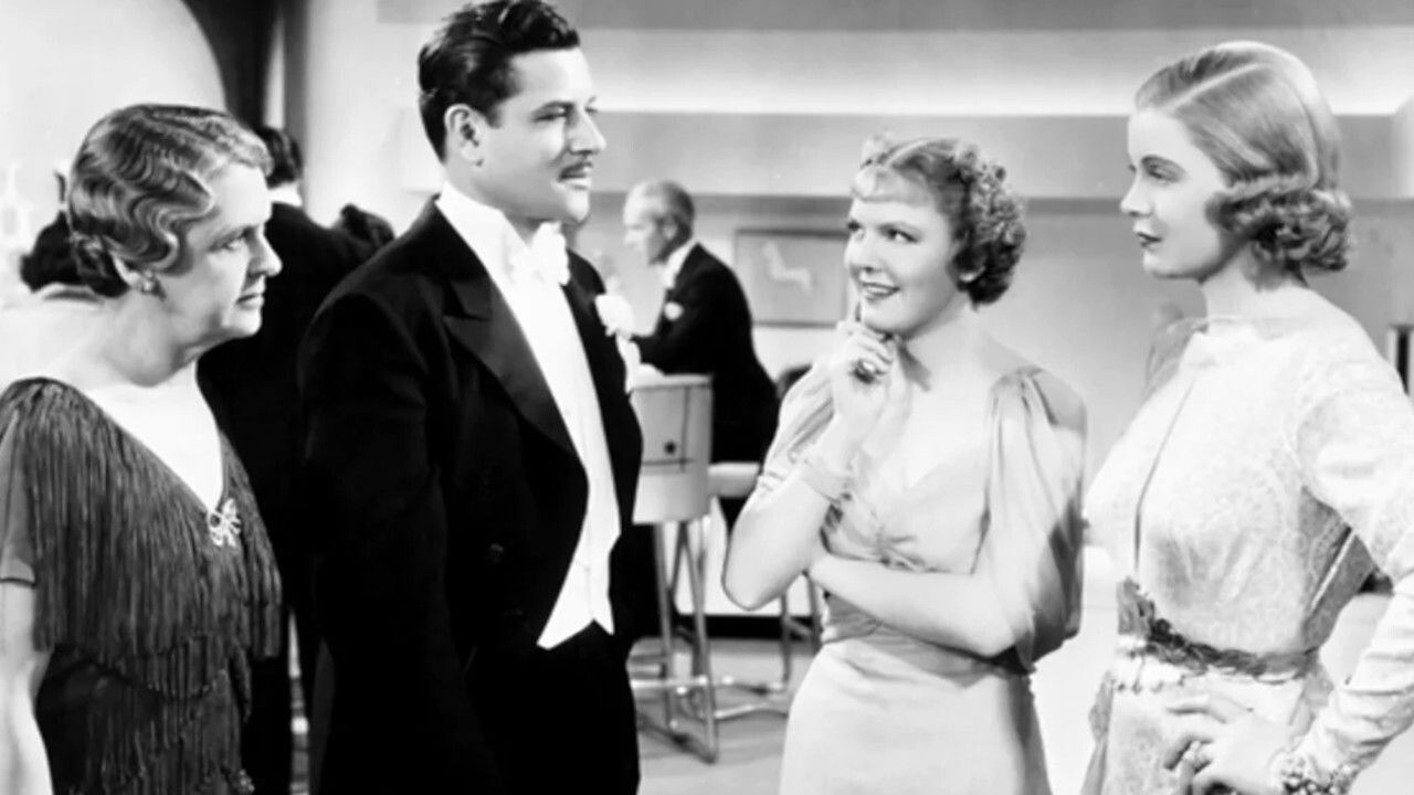 Backdrop for Her Husband's Secretary