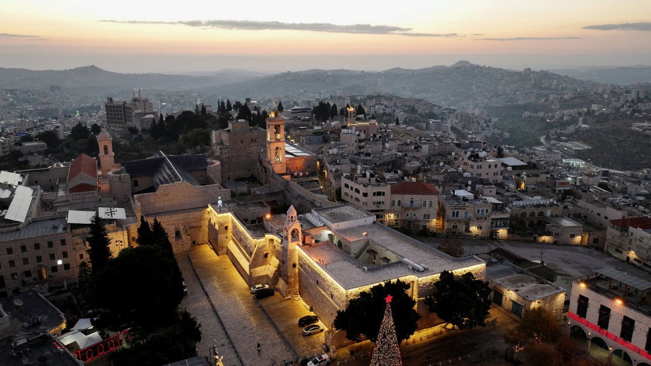 Backdrop for Naître à Bethléem