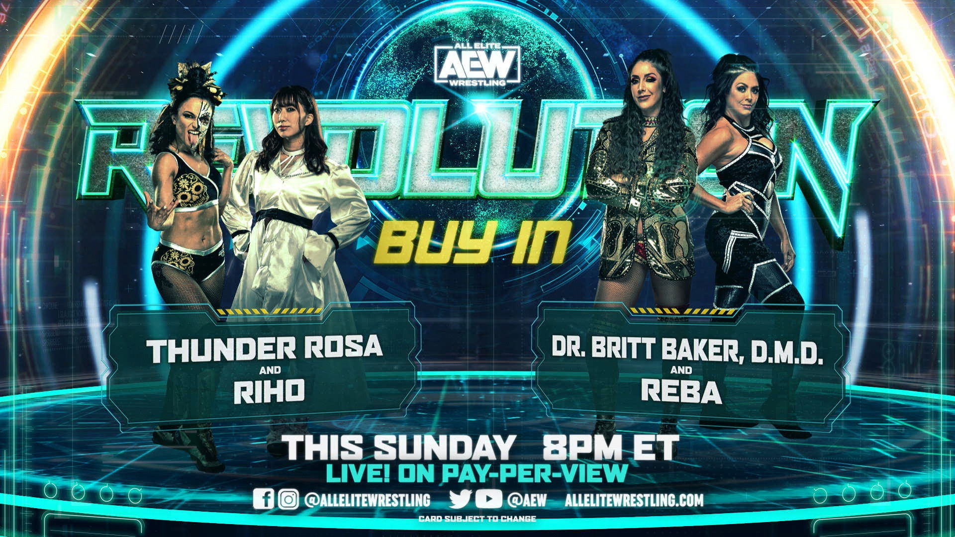 Backdrop for AEW Revolution 2021: The Buy In