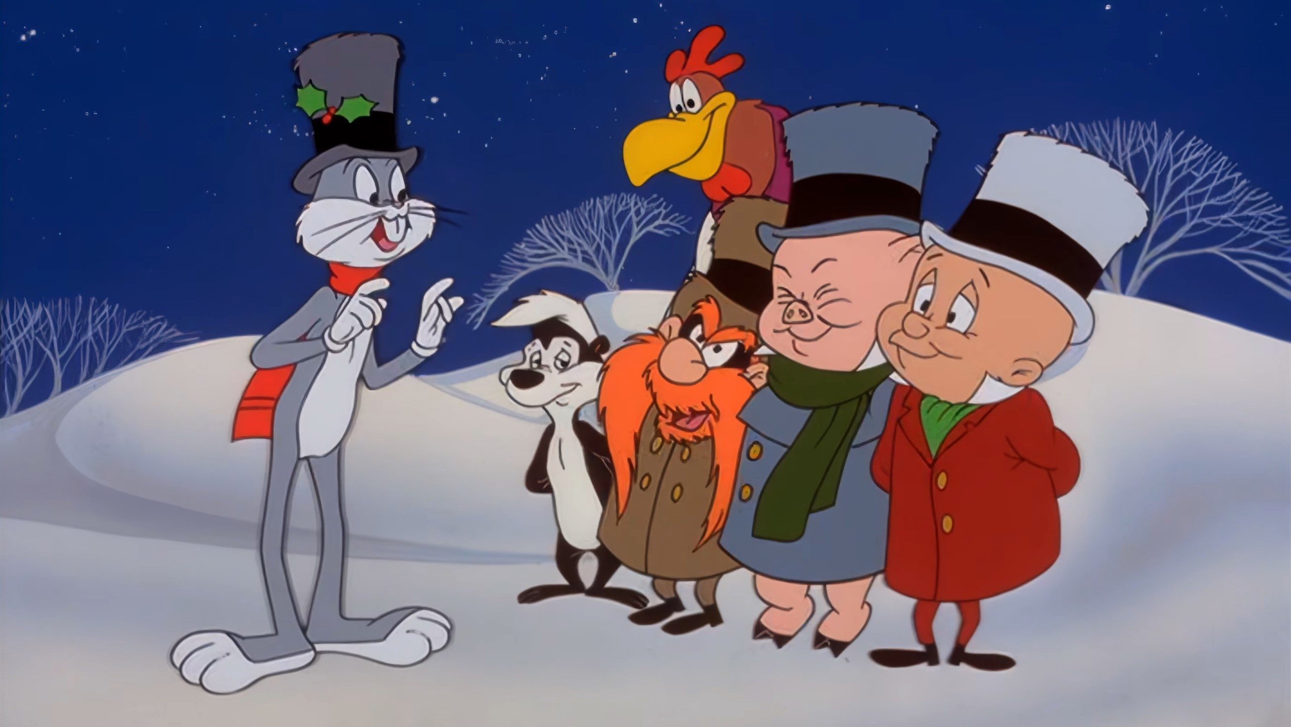 Backdrop for Bugs Bunny's Looney Christmas Tales
