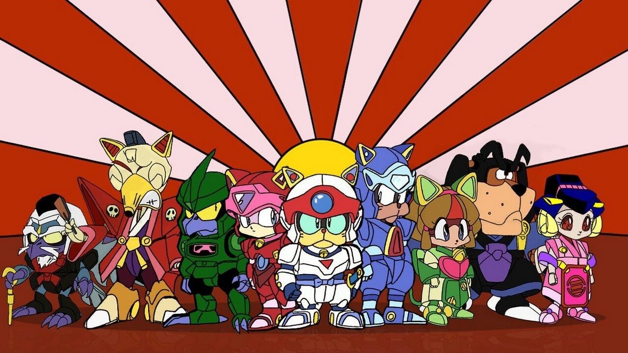 Backdrop for Samurai Pizza Cats