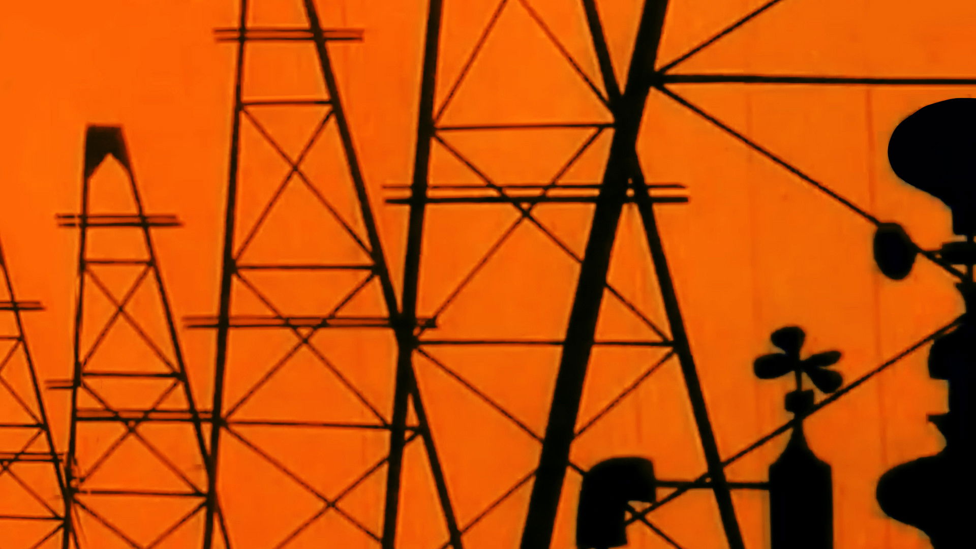 Backdrop for La Grande Invasion