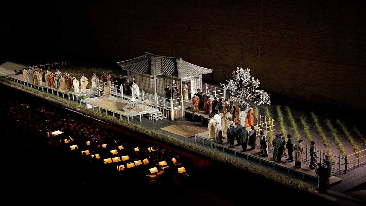 Backdrop for Madama Butterfly - Macerata