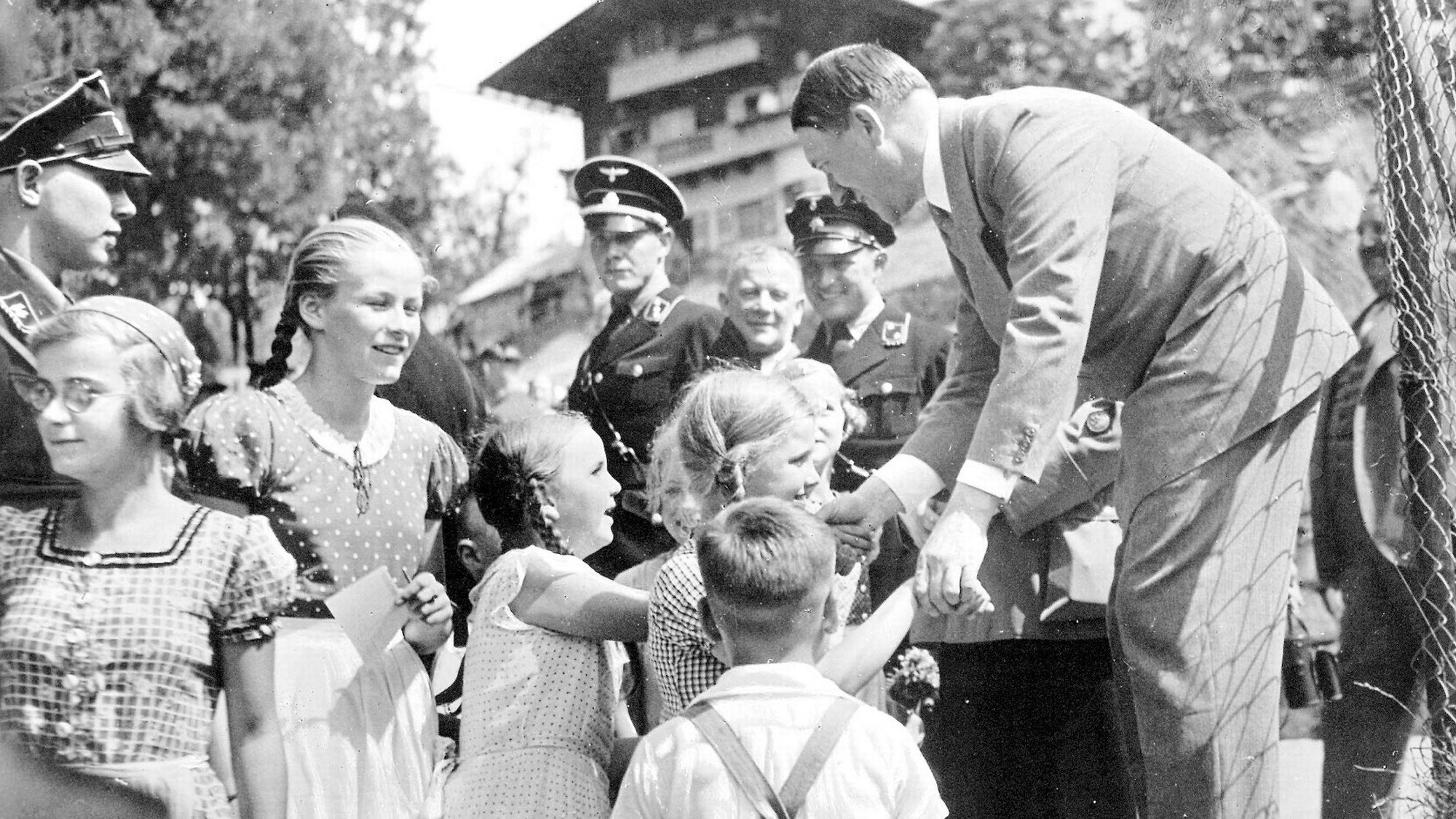 Backdrop for Hitler and the Children of Obersalzberg