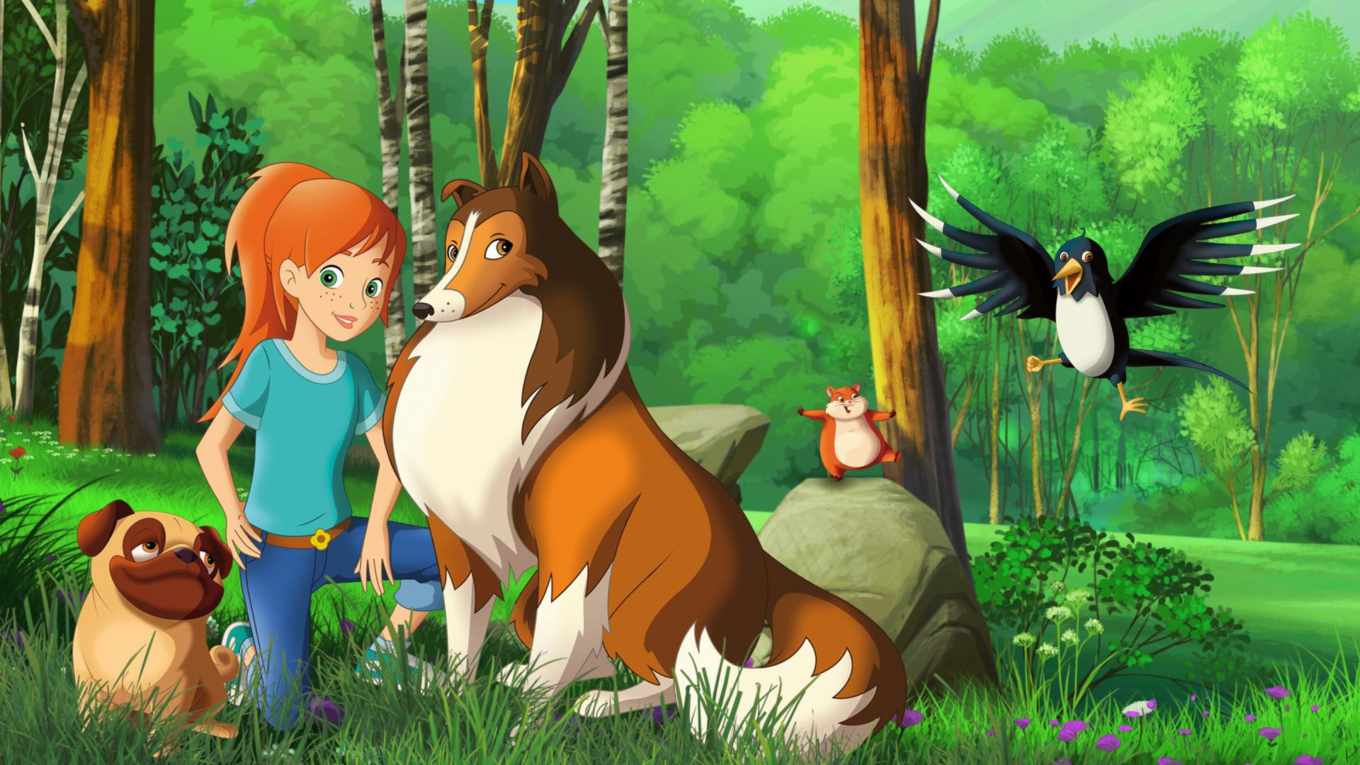 Backdrop for The New Adventures of Lassie