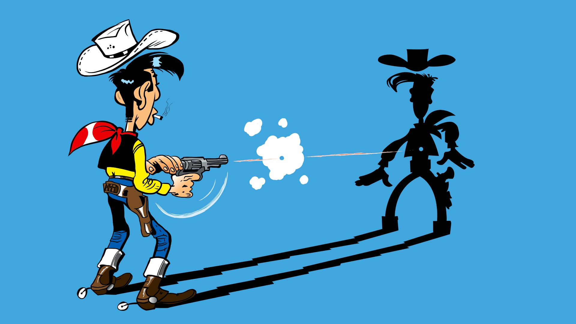 Backdrop for Lucky Luke