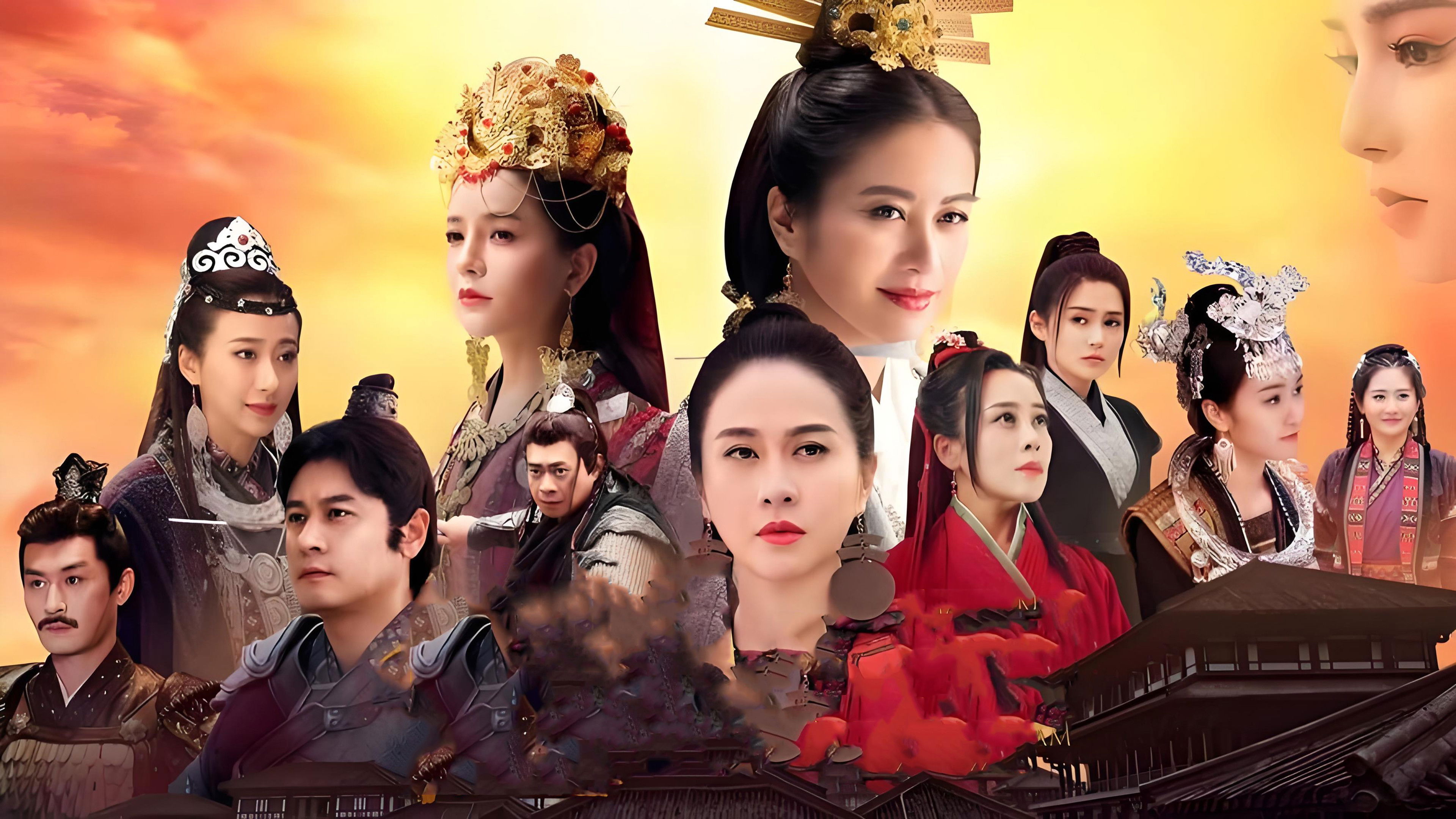 Backdrop for Lady Qiao Guo