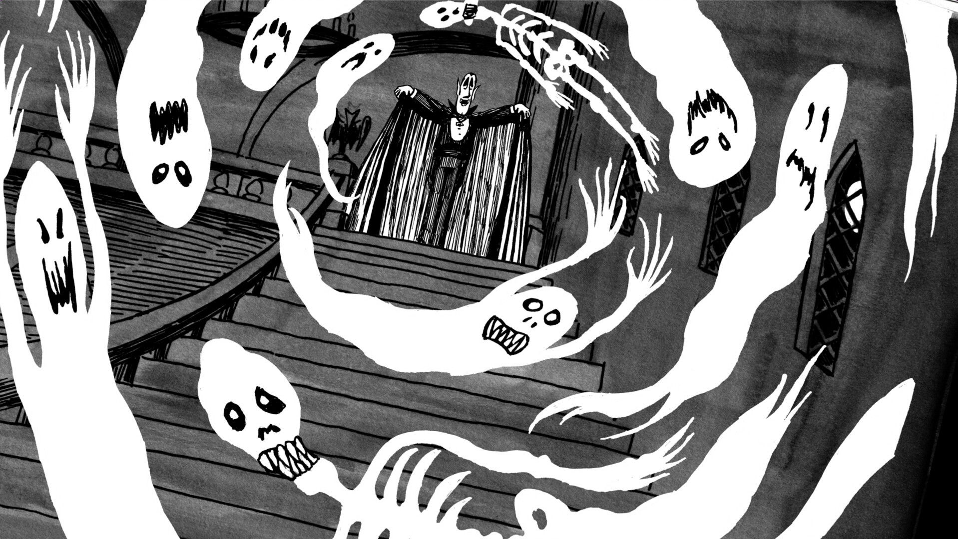 Backdrop for Dracula's Super Scary Halloween