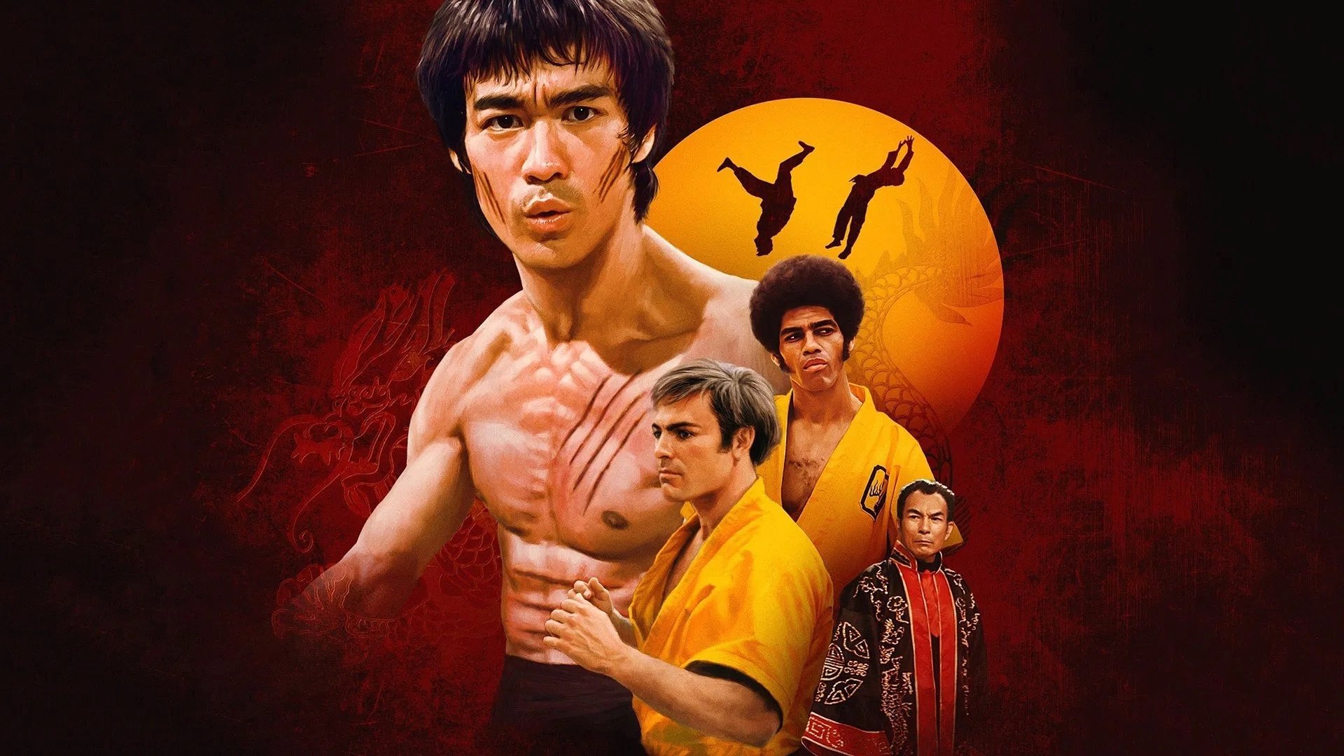 Backdrop for Blood and Steel: The Making of Enter the Dragon