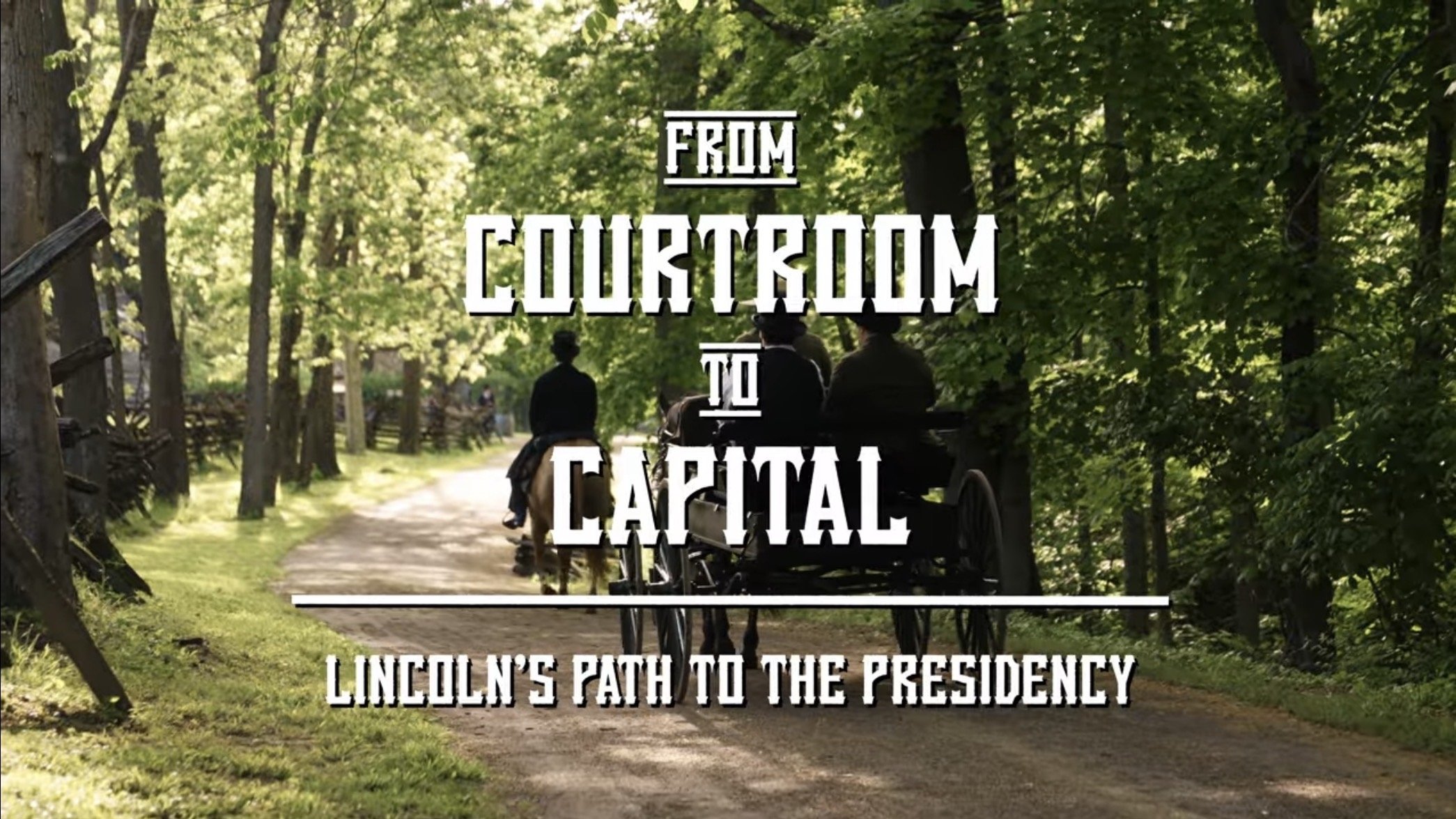 Backdrop for From Courtroom to Capital: Lincoln's Path to the Presidency