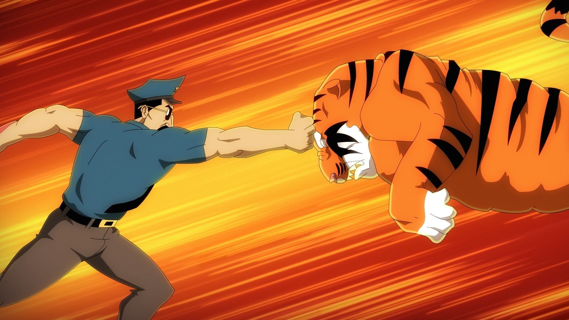 Backdrop for Axe Cop