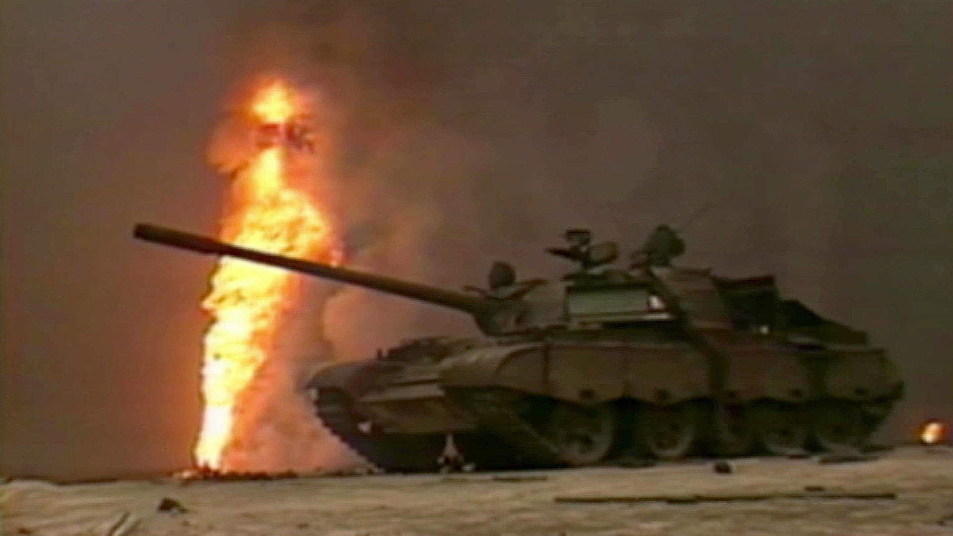 Backdrop for The Oil War