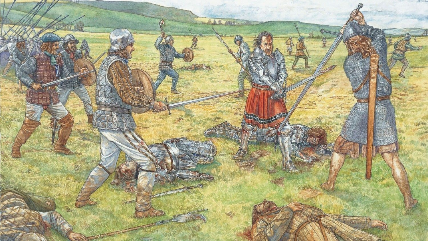 Backdrop for The Battle of Flodden