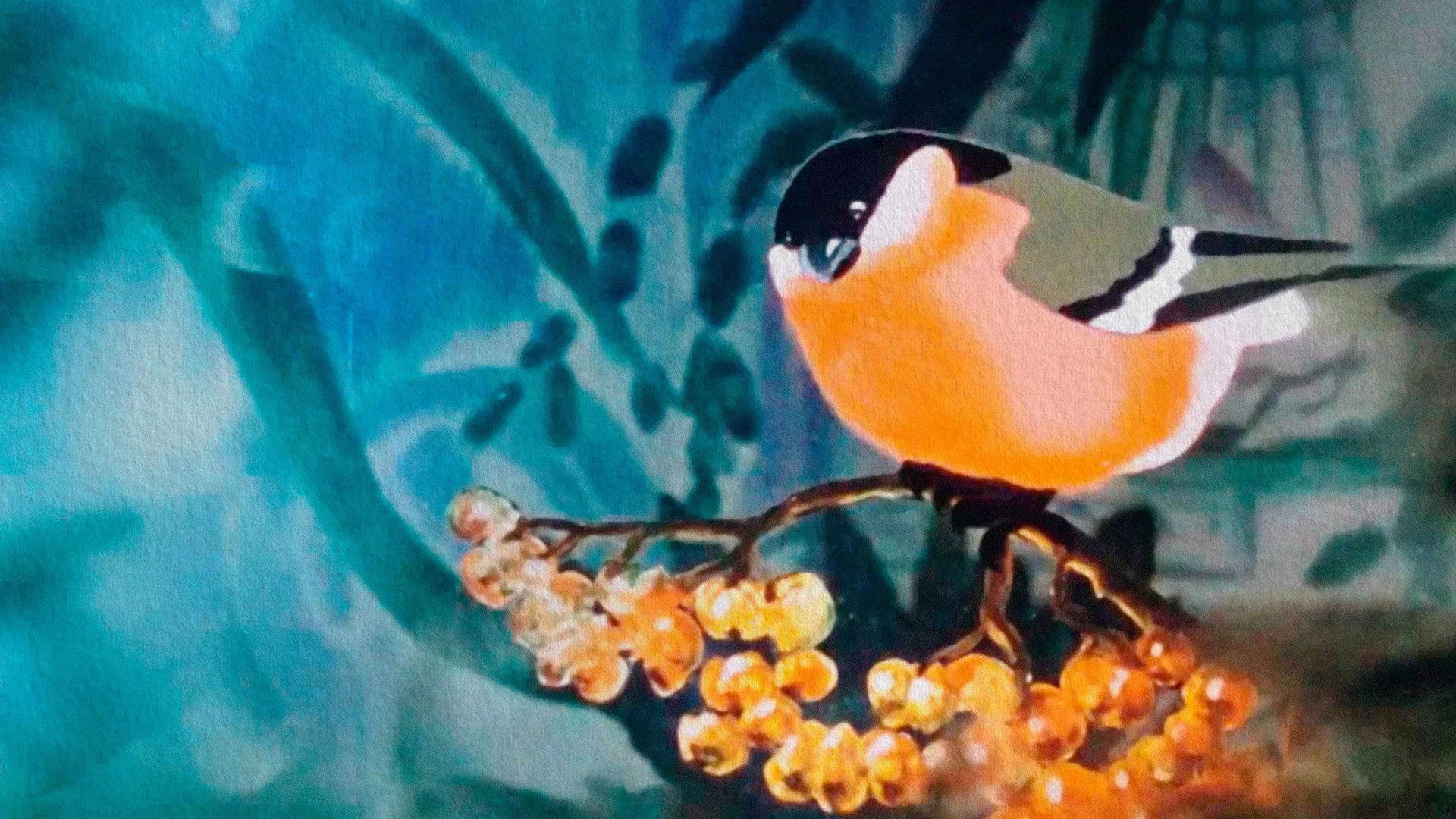 Backdrop for The Bullfinch