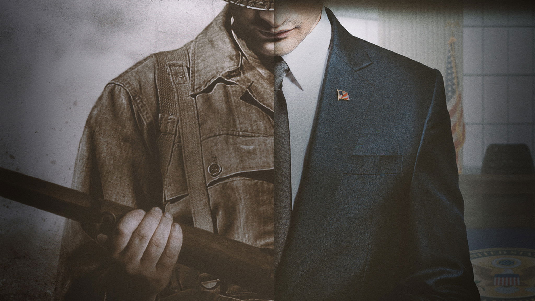 Backdrop for Presidents at War