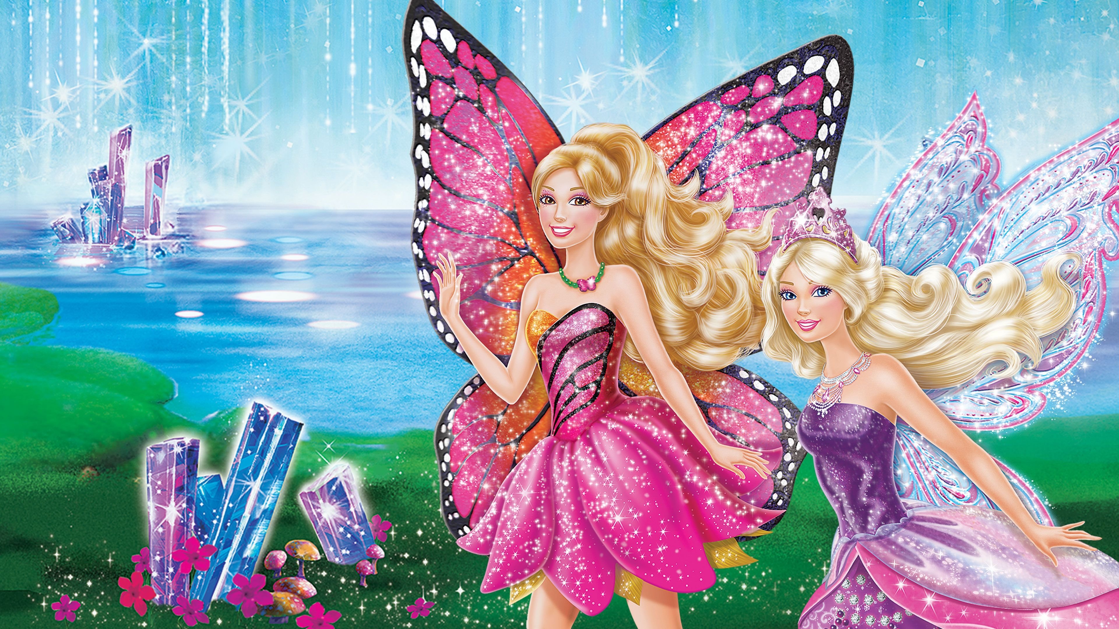 Backdrop for Barbie Mariposa & the Fairy Princess