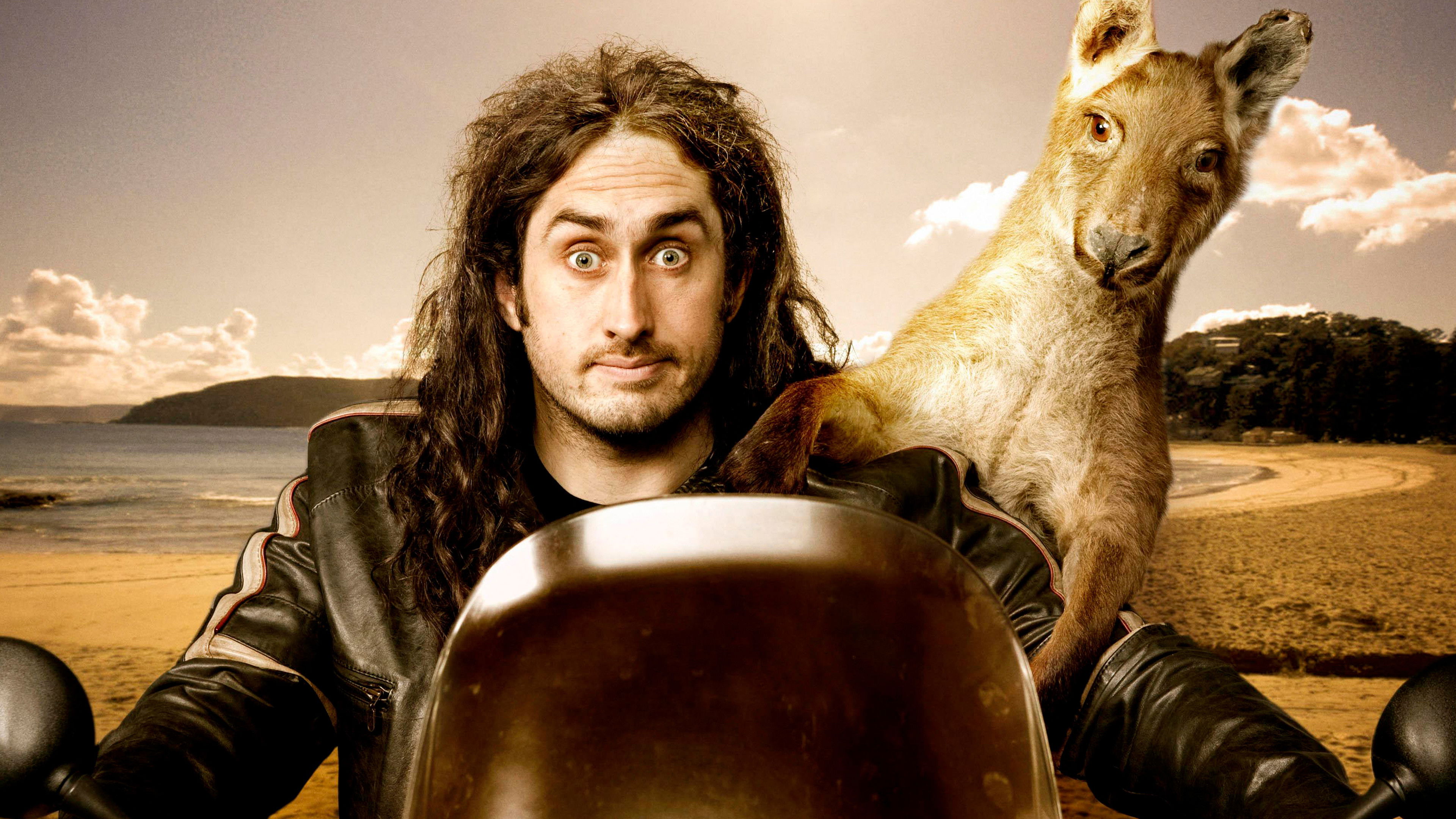 Backdrop for Ross Noble's Australian Trip