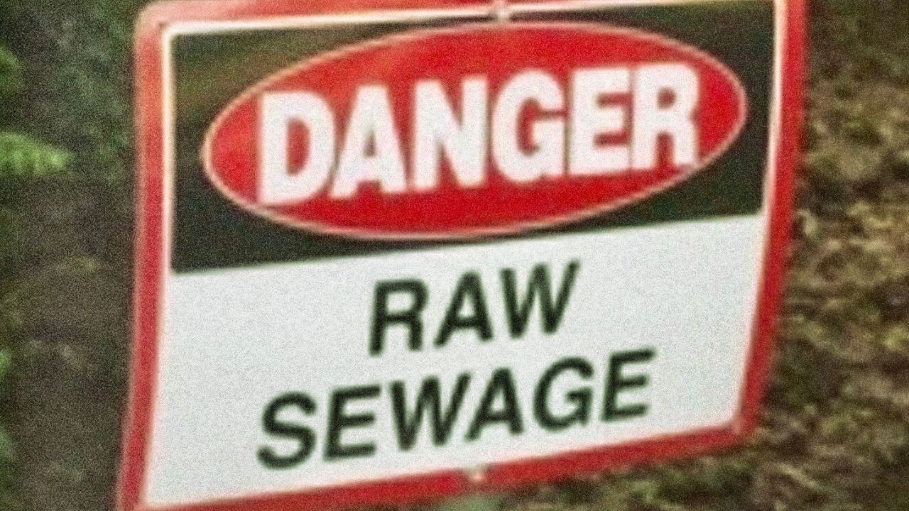 Backdrop for Raw Sewage