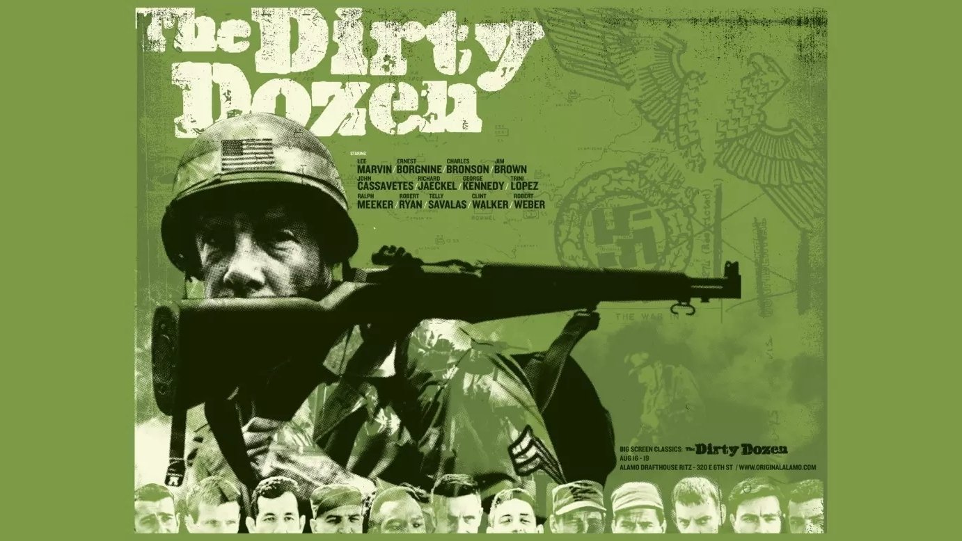 Backdrop for Armed and Deadly: The Making of 'The Dirty Dozen'