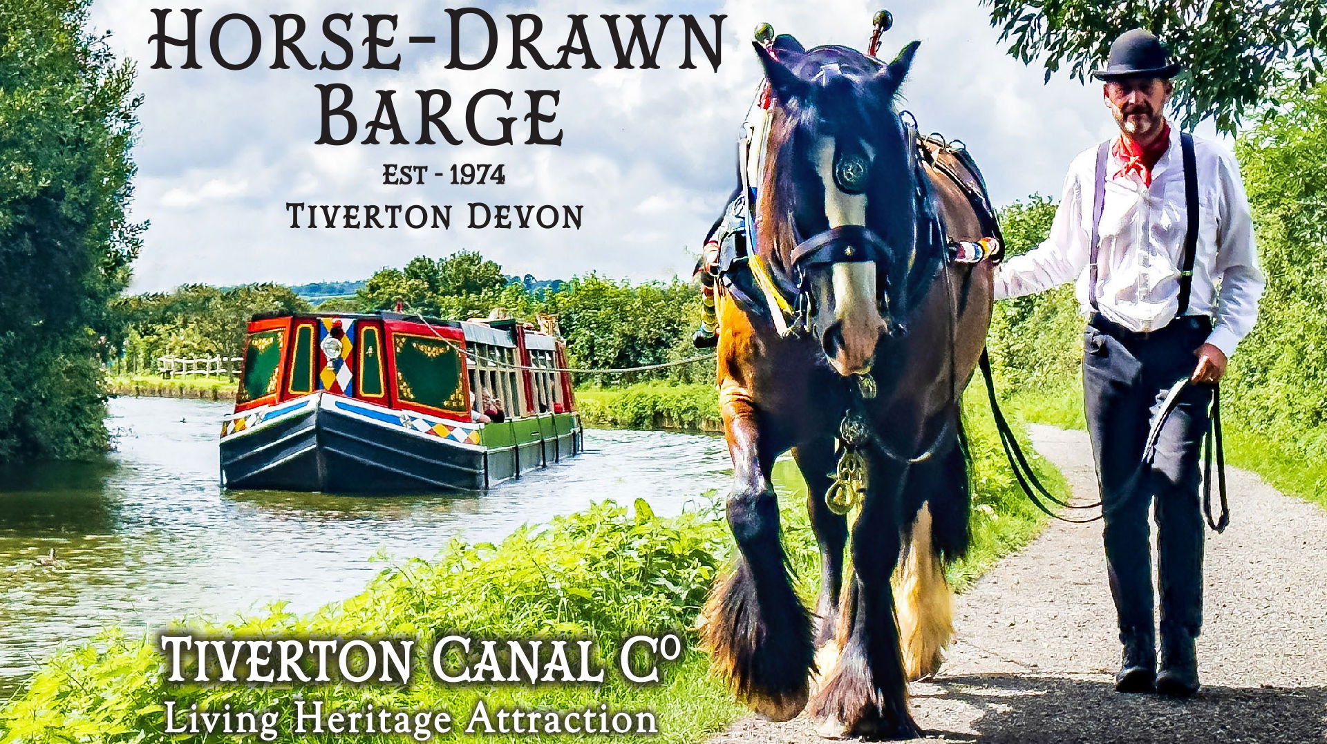 Backdrop for Tiverton Canal Co. 50th Anniversary