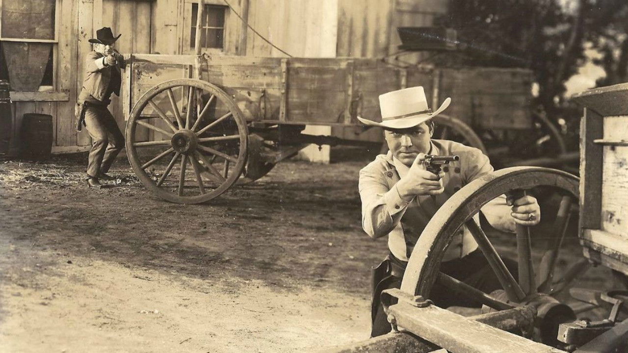 Backdrop for Law of the Golden West