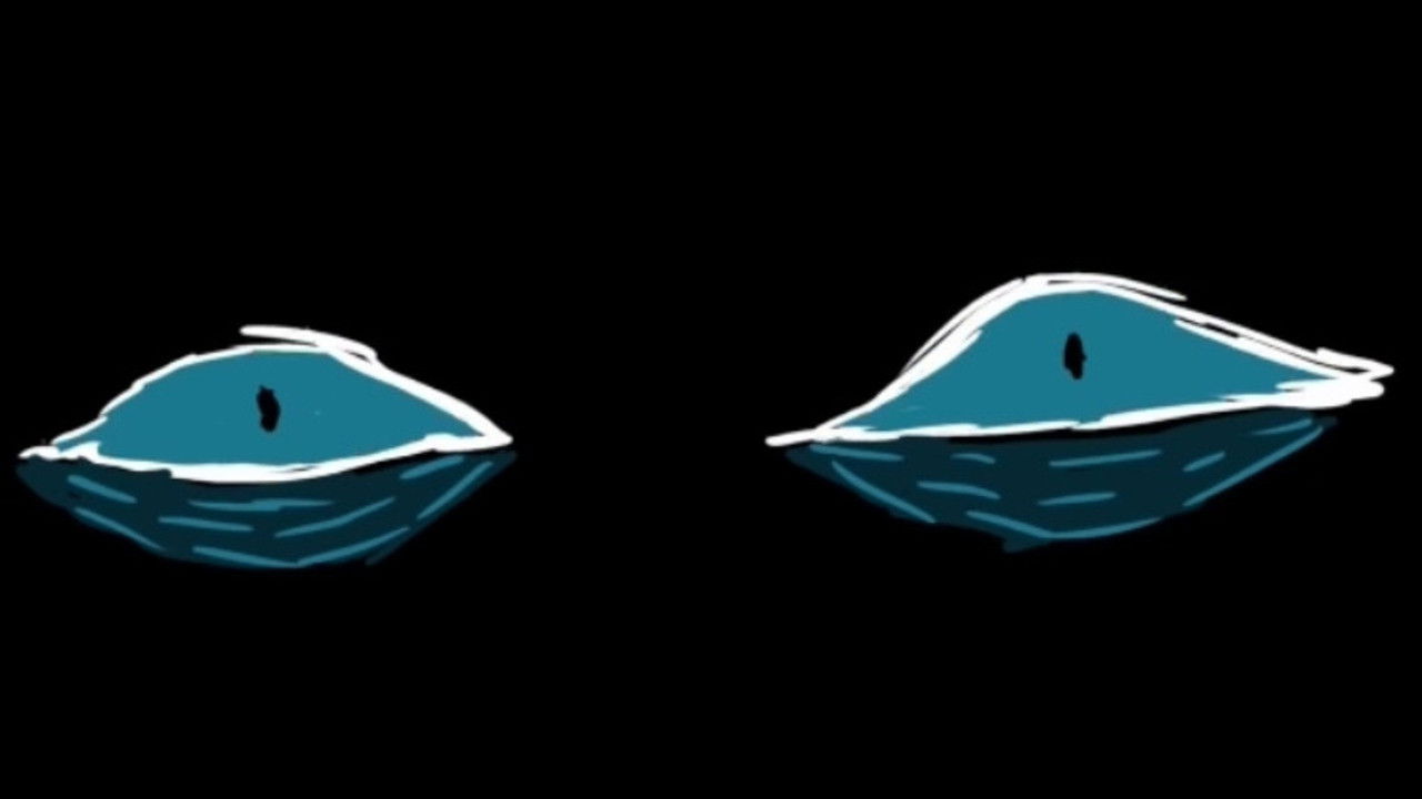 Backdrop for Yellow Cat with Blue Eyes