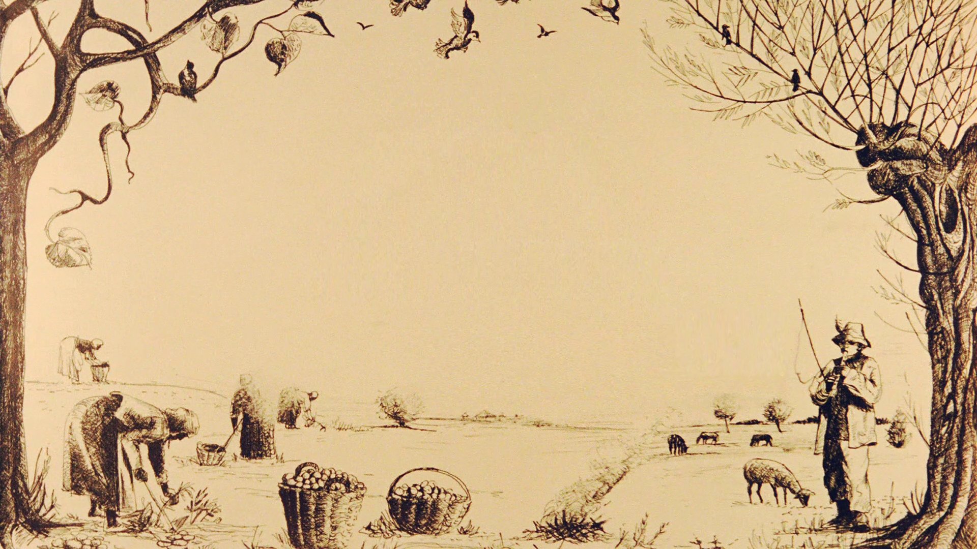 Backdrop for The Peasants