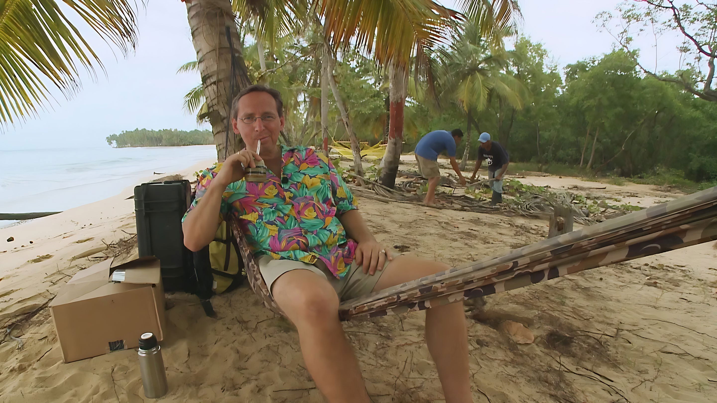 Backdrop for Barefoot Around the World