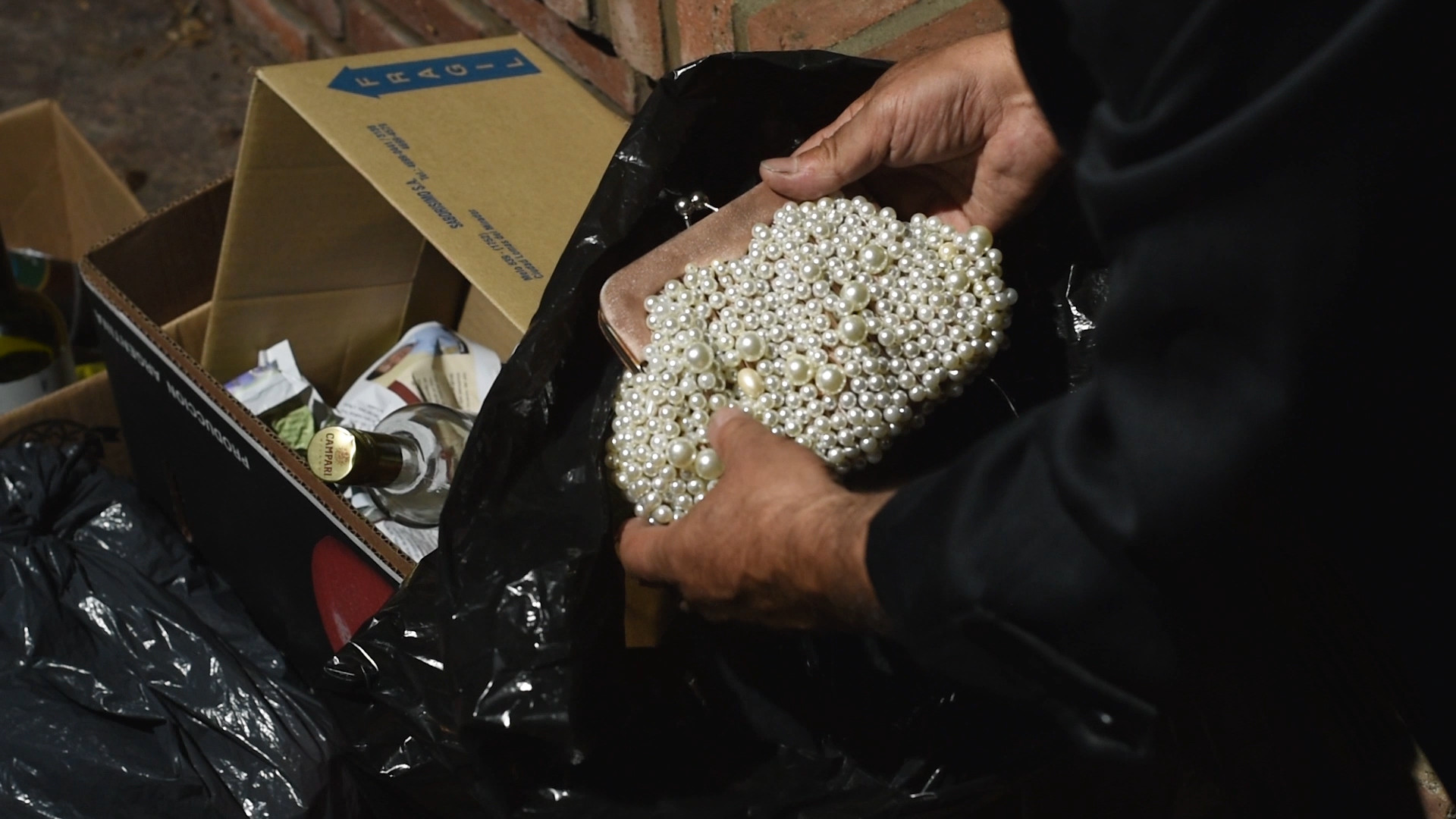 Backdrop for A Lady’s Beaded Bag