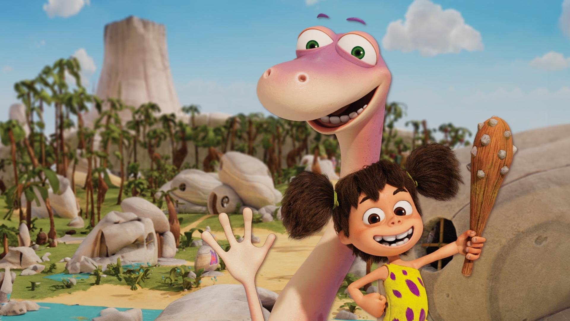 Backdrop for Dinomite and Lucy