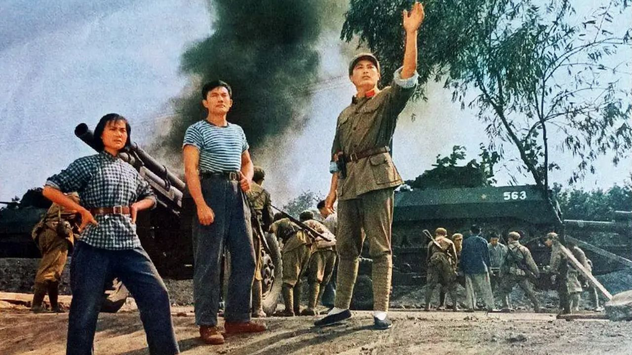 Backdrop for Jiang shui tao tao