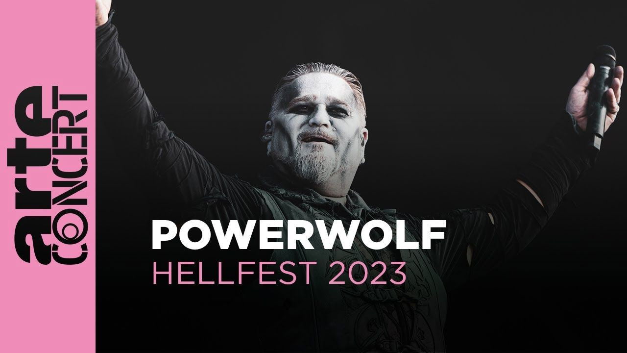 Backdrop for Powerwolf - Hellfest 2023