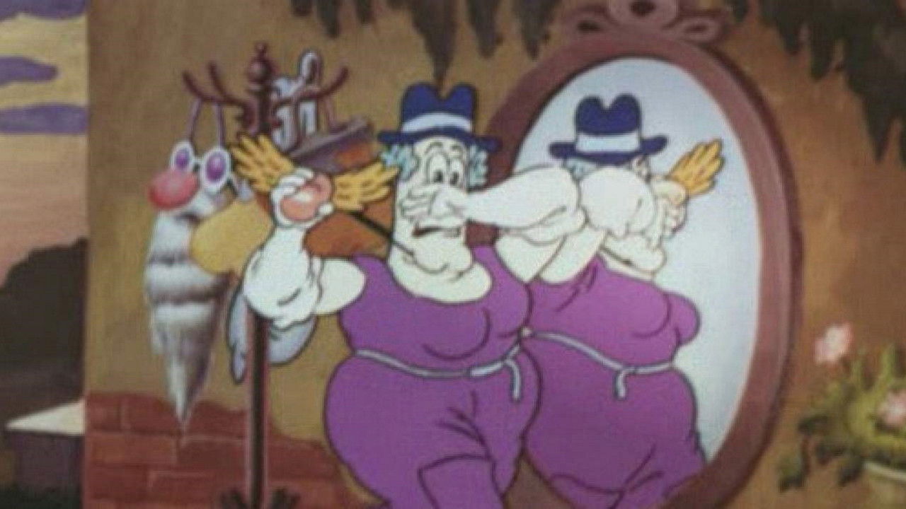 Backdrop for Foontic and the Old Woman With a Mustache